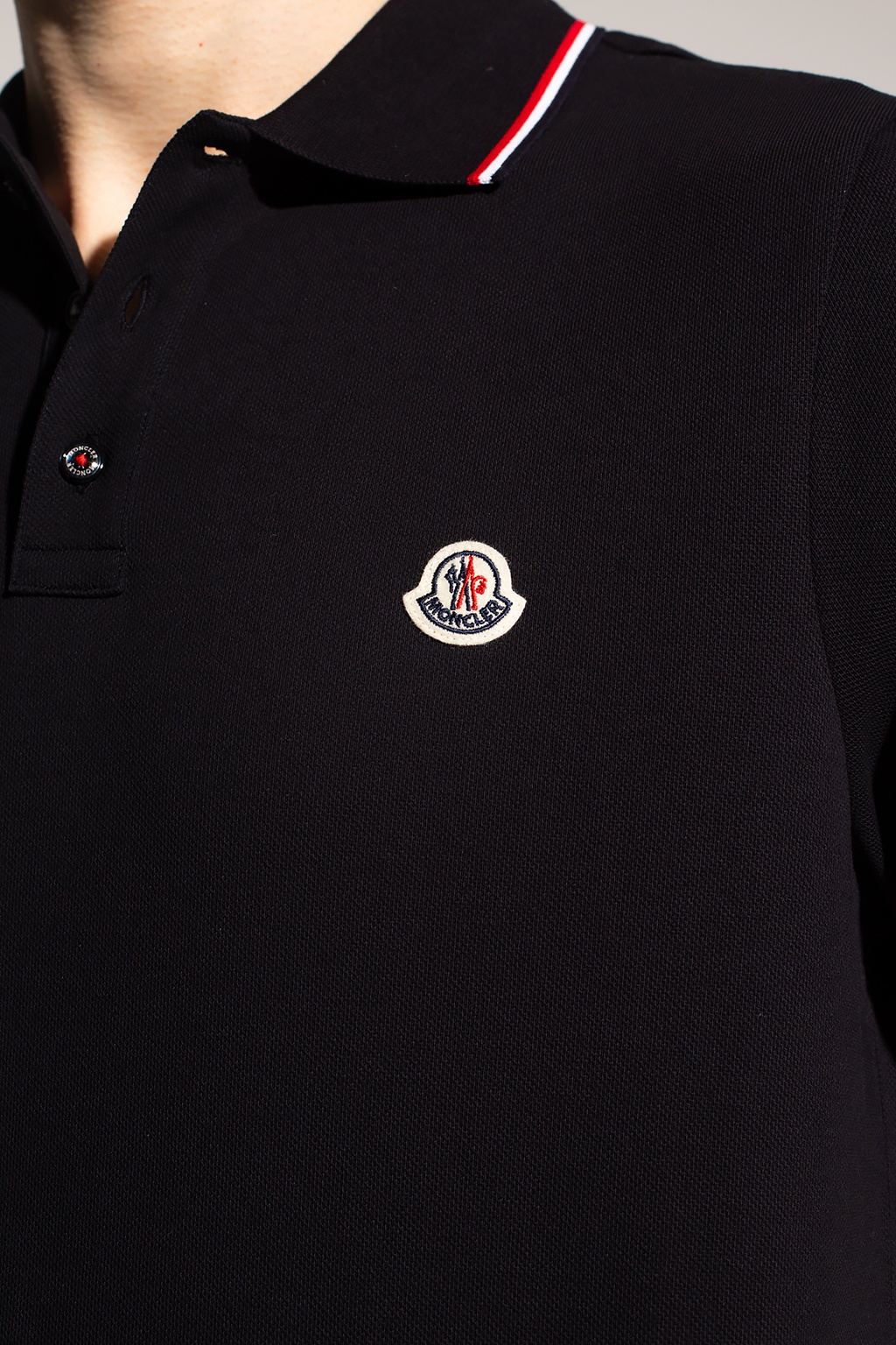 Mens moncler hotsell polo shirt sale